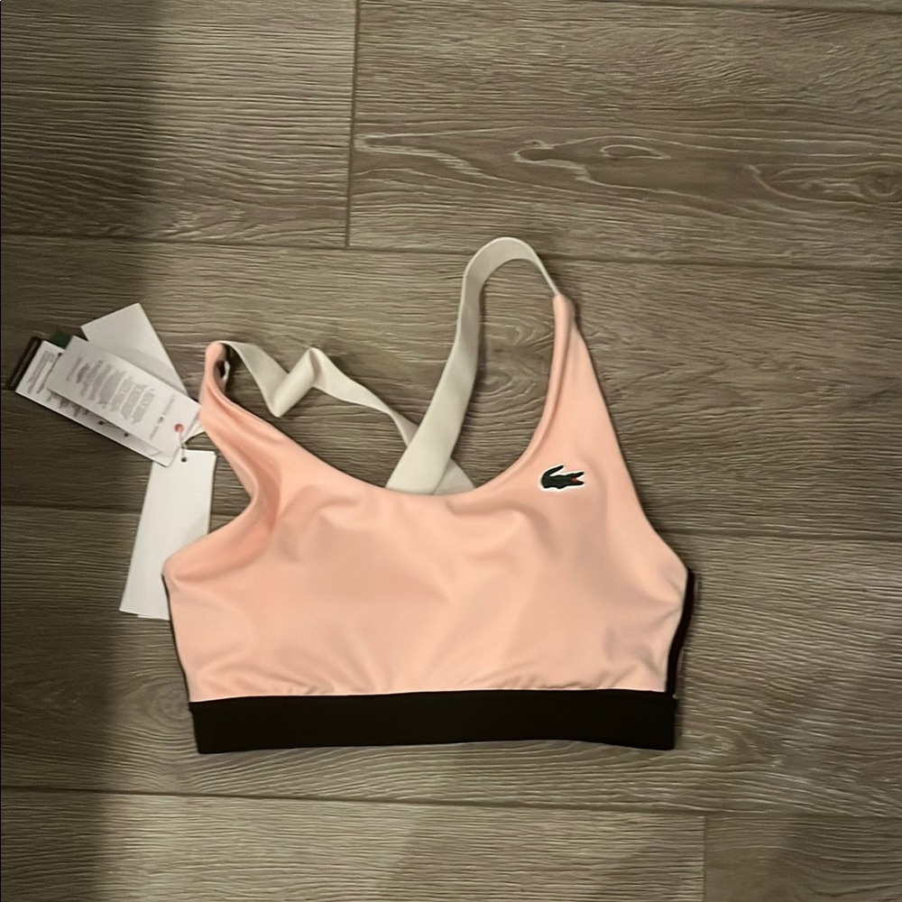 Lacoste Women's Pink Sports Bra